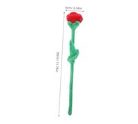 CLISPEED 12Pcs Bendable Plush Rose Bouquet Soft Stuffed Flower for Home Decor Allergy Friendly Artificial Flower Arrangement with Realistic Look Easy to Clean and Ornament