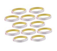 CLISPEED 12pcs Colorful Produce Bag Sealing Tape Bopp Tear Resistant Packaging Tape for Market Tying Home and Supermarket Use Bright Design for Easy Product Identification