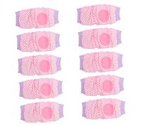 CLISPEED 12Pcs Disposable Female Dog Diapers Super Absorbent Puppy Sanitary Pads with Tail Hole Comfortable Breathable for Untrained Dogs Heat