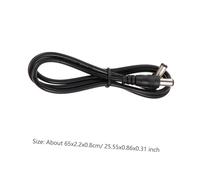 CLISPEED 12pcs Guitar Pedal Power Cord Dc Metal Connector Noise Isolating Power Supply for Electric Guitar Effects Leads for Practice and Stage Use