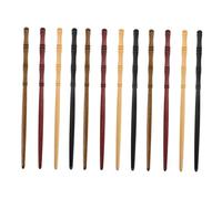 CLISPEED 12pcs Handmade Wooden Hair Chopsticks for Women Natural Retro Chinese Hair Sticks Hairpin Traditional Style for Hanfu Qipao Festival Party Updos