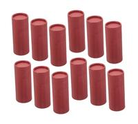CLISPEED 12pcs Kraft Paper Tubes with Lids Round Cardboard Containers for Essential Oil Bottle Packaging Tea Incense Candy Storage Portable Cylinder Packaging for Travel and Outdoor Use
