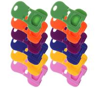 CLISPEED 12Pcs Manual Can Tab Opener Set for Soda Beer Drinks Small Plastic Bottle Opener with Lid Lifter for Seniors and Outdoor Use