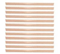 CLISPEED 12Pcs Okoume Wood Guitar Binding Purfling Strips 420x25x25mm Acoustic and Classical Guitar Soundboard Brace Inlay for Luthier Repairs and Tone Enhancement