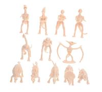 CLISPEED 12pcs Plastic Dinosaur Skeleton for Educational Archaeology Playset Enhances Problem-solving Skills Birthday Party Favor Decorations Safe Materials