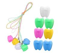 CLISPEED 12pcs Teeth Storage Box Tooth Fairy Box Case Lost Container for Boys Girls Memory Storage Fairy