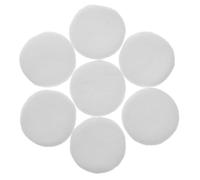 CLISPEED 12Pcs Velour Cotton Powder Puff Soft Rounded Makeup Pads for Face Cosmetics Loose Powder Application Gentle Supple Texture for Natural Finish