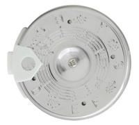 CLISPEED 13-hole Circular Pitch Pipe and Easy Adjustment of Pitch and Tone with Mouth-blown Design Silver Abs and Iron Material Music Accessory for Musicians for Studio and Performance