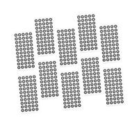 CLISPEED 15 Sheets Reflective Film Marker Dots for Scanner with Accurate Reference Points Tear Resistant Thick Optical Tracking Targets for Industrial Medical Animation Scanning
