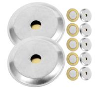 CLISPEED 150pcs Copper Piezoelectric Buzzers Acoustic Guitar Accessories Sound Sensor Replacement for Musical Instruments and Electronic Devices