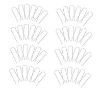 CLISPEED 150pcs Galvanized Heavy Duty Floral Pins for Wreath Making and Garden Use Rust Resistant Shaped Bouquet Sewing Pins for Corsages Ferns and Plant Greening Crafts