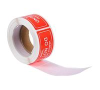 CLISPEED 150Pcs Handle with Care Warning Stickers Fragile Shipping Labels Red Self Adhesive Packaging Tags for Boxes Do Not Bend Thank You Text