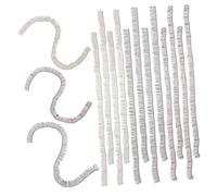 CLISPEED 15pcs DIY Doll Eyelashes Strips Multi-color Faux Lashes for Crafts Doll Accessories Enhance Eyes Realistic Simulated False Eyelashes for Making