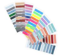 CLISPEED 1600pcs Assorted Colour Sticky Index Tabs Paper Book Tabs for Highlighting and Lightweight Note Marking, Creative Thin Strips for Home and Office Use