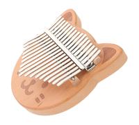 CLISPEED 17-Key Thumb Piano Kalimba for Beginners Portable Wooden Finger Piano Musical Instrument Miniature Kalimba Toy for Boys and Girls Easy to Play Mbira Instrument