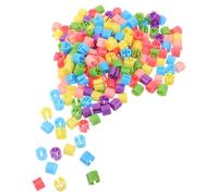 CLISPEED 180pcs Plastic Hanger Markers with Color Coding Rings for Clothing Racks and Garments in Homes Organizing Clothes Efficiently