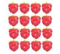 CLISPEED 18pcs Strawberry Hair Rollers Sponge Sleep Hair Curlers for Night Sleep Portable Styling Tool for Loose Waves or Tight Curls