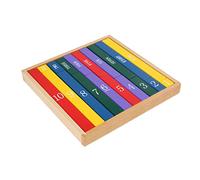 CLISPEED 1Pc Colorful Montessori Wooden Counting Pre School Educational for Cognitive Development and Hands Learning