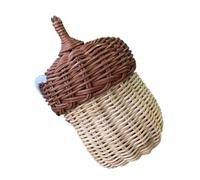 CLISPEED 1Pc Mini Rattan Basket Bag Lovely Crossbody Pouch for Boys Creative Hand Woven Photo Prop Unique Straw Design for Fun Practical Use