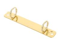 CLISPEED 1pcs 2 Hole Binder Ring Mechanism Notebook Binder Metal Detachable Design Screw Type Simple Style Loose-Leaf Notebook DIY Accessory
