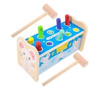 CLISPEED 1Set Cartoon Wooden Tapping Game Educational for Creative Fun Plaything to Enhance Hand Eye Coordination and Reaction Skills