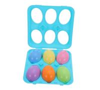 CLISPEED 1Set Color Matched Shape Matching Eggs Educational Learning for Develop Colors Logic Motor Skills for Parties