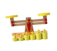 CLISPEED 1Set Creative Wooden Balance Scale for Educational Assembled Balance Promotes Imagination Coordination Understanding of Balance Theory for Montessori Learning