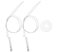 CLISPEED 1set Power Window Regulator Repair Kit Compatible with Hyundai Window Regulator Cable Drum Assembly with Clips and End Fittings for Stable Glass Lift Restoration