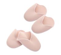 CLISPEED 2 Pairs Ballet Pointe Shoe Toe Pads, Gel Forefoot Covers for Women | Sebs Beige, Flexible Fit for Toes and Foot, Easy Care, Dance Performances and Rigorous Training