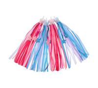 CLISPEED 2 Pairs Bicycle Handlebar Streamers Tassels with Stars, Bike Grips Decorations and Boys, Suitable for Scooters, Tricycles, and Small ’ Bikes