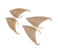 CLISPEED 2 Pairs Fairy Ears Cosplay Props Tone Latex Halloween Costume Accessory for Party Dress Up and Performance Comfortable and Eye Catching Design