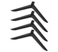 CLISPEED 2 Pairs Plastic Tv Stand Base with Screws for Tvs Wide Contact Tabletop Holders for Stable Support Lightweight Replacement Pedestal Feet Easy Installation for Monitor