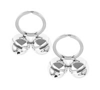 CLISPEED 2 Pcs Dog Collar Bells Lightweight Metal Pet Accessories for Cats Dogs Loud Clear Sound Easy to Maintain Fit for Indoor Outdoor Use