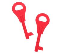 CLISPEED 2 Pcs Emergency Shut Off Key Fire Manual Alarm Reset Key for Home and Outdoor Use Compatible with Various Fire Alarm Systems