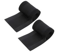 CLISPEED 2 Pcs Floor Cord Covers Cable Grips for Cords Cuttable Polyester Material Reduce Tripping Risk for Office around Floor Perimeters