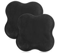 CLISPEED 2 Pcs Non Slip Yoga Knee Pads for Exercise Comfortable Kneeling Mat for Elbows Knees Wrists and Hands Lightweight and Portable Yoga Accessory for Various Workouts