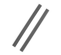 CLISPEED 2 Pcs Plastic Dustpan Edge Strip Replacement Dustpan Accessories 10.22x0.79x0.20in Practical Useful Design Black Homeware Cleaning Supplies