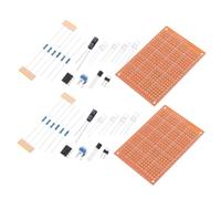 CLISPEED 2 Sets DIY Electronic Soldering Kit for Students Practical Circuit Board Welding Practice Kit Beginner-friendly Learning Engineering for Skill Development