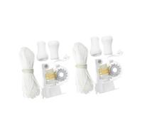 CLISPEED 2 Sets Horizontal Blinds Cord Replacement Winder Mechanism for Precise Light Control Flexible Installation for Home Office Dorm Window Blinds Accessories