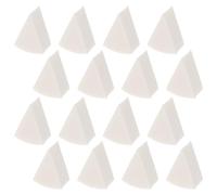 CLISPEED 2 Sets White Latex Triangle Makeup Sponges for Face Powder and Foundation, Dry and Wet Dual-use Cosmetic Wedge Puff Pads for Women