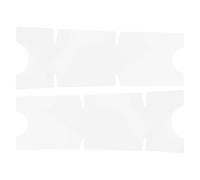 CLISPEED 2 Sheets Bike Crankset Protector Tpu Covers with Impact Resistance and Easy Self-adhesive Installation for Crank Arm and Chainring Suitable for Road Bike Cyclists