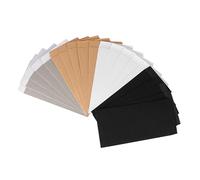 CLISPEED 20 Pcs Kraft Paper Envelopes Blank Classic Color for DIY Invitations Business Cards Items Storage Practical Design Lightweight and Easy to Write Random Color