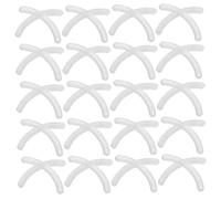 CLISPEED 200pcs Eyelash Curler Replacement Pads Soft Rubber Strips Fit for Gentle Non Slip Lash Curling Portable Compact for Go Beauty