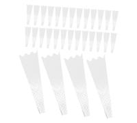 CLISPEED 200Pcs Floral Arrangement Bags Transparent Flower Wrapping Sleeves for Single Multiple Roses Lilies Daisies Florist Packaging Supplies for Weddings Holidays Gift Bouquets
