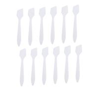 CLISPEED 200pcs Lotion Spatula Durable Cosmetic Spatula for Facial Cream Eye Cream and DIY Beauty Masks Portable and Easy to Use for Makeup Application and Mixing