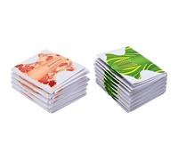 CLISPEED 200pcs Nail Guide Forms Manicure Extension Tool Nail Forms Paper Material Fashion Beautiful Design Green Orange Home Use Professional Art