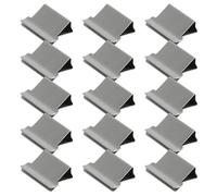 CLISPEED 200Pcs Small Binder Clips Stainless Steel Reusable Paper Clam Clamps with 4 Dispensers for Office Home School Document Fixing and Loose Leaf Organization