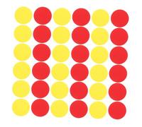 CLISPEED 200pcs Two-color Round Math Counters for Visual Learning Math Discs Classroom Supplies Educational Counting Sorting Grouping Tools