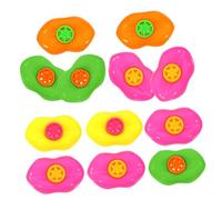 CLISPEED 20PCS Assorted Color Lip Shaped Whistles for Fun Party Noisemakers Educational Plaything Lightweight Plastic for Birthday Favors and Festivals