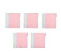 CLISPEED 20pcs Assorted Colour Pp Tab Dividers for Ring Binder, Replaceable and Flagging Index Dividers, Convenient Student Accessory for Reports and Research